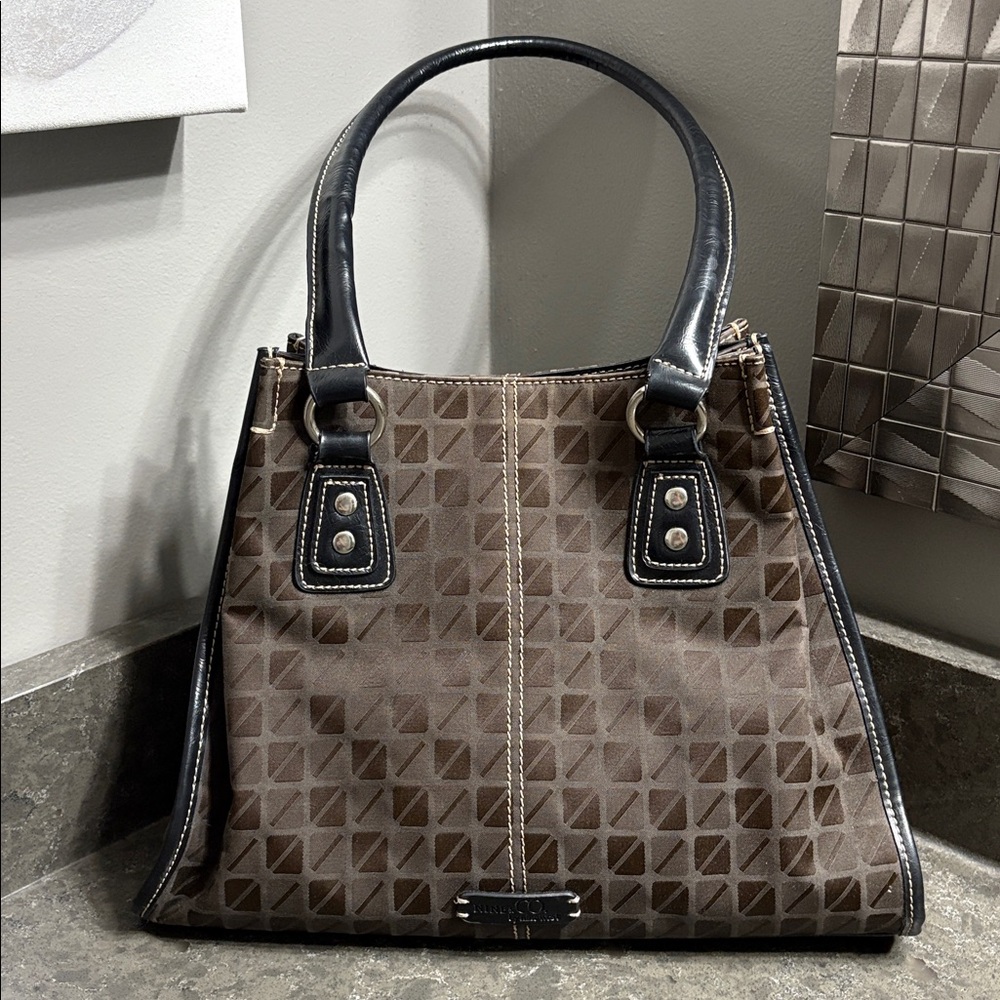 Nine & Co. Brown and Black Shoulder Bag